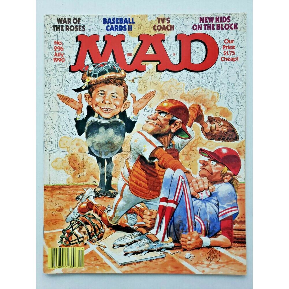 1990 MAD Magazine July No. 296 "War of the Roses / Baseball Cards II" M 273
